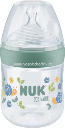 Nuk Babyflasche for Nature Silikon, Gr. S, grün, 0-6 Monate, 150 ml, 1 St