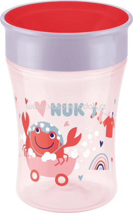 Nuk Becher Evolution Magic Cup, rot/lila, 230 ml, 1 St