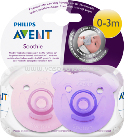 Philips AVENT Soothie, 0-3 Monate, Mädchen, 2 St