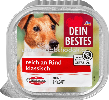 Dein Bestes Nassfutter Hund reich an Rind klassisch, 150g