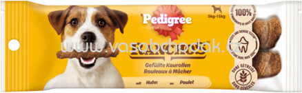 Pedigree Ranchos Gefüllte Kaurollen mit Huhn, Mini 5-15 kg, 80g