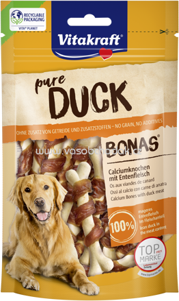 Vitakraft DUCK BONAS Calciumknochen mit Entenfleisch, 80g