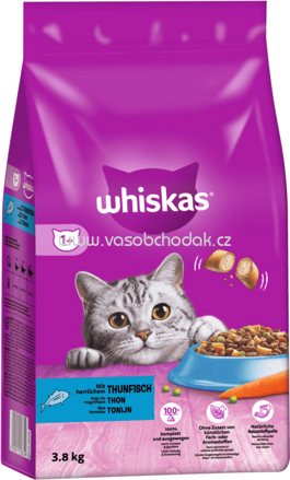 Whiskas Trockenfutter mit Thunfisch, 3,8 kg