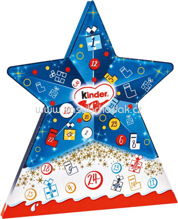 Kinder Mix Stern Adventskalender, 149g