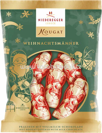 Niederegger Lübeck Nougat Weihnachtsmänner, 87g