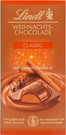 Lindt Weihnachts-Chocolade Classic, 100g