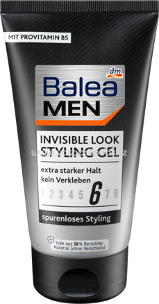 Balea MEN Styling Gel Invisible Look, 150 ml