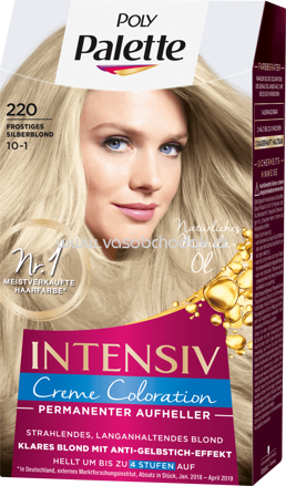 Poly Palette Intensiv Haarfarbe Aufheller Frostiges Silberblond 220, 1 St