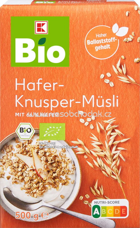 K-Bio Hafer Knusper Müsli, 500g