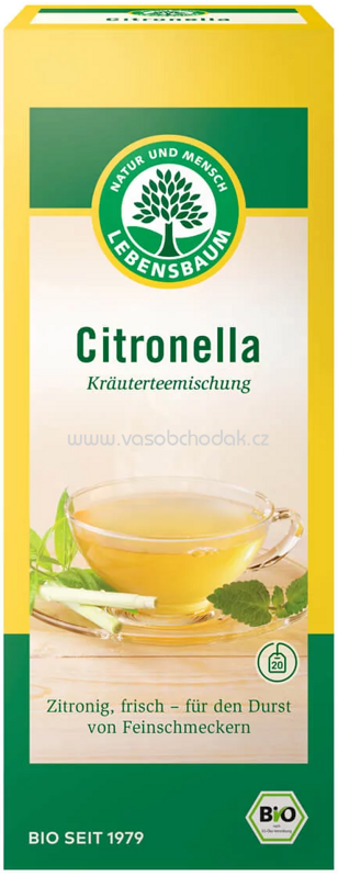 Lebensbaum Citronella Tee, 20 Beutel