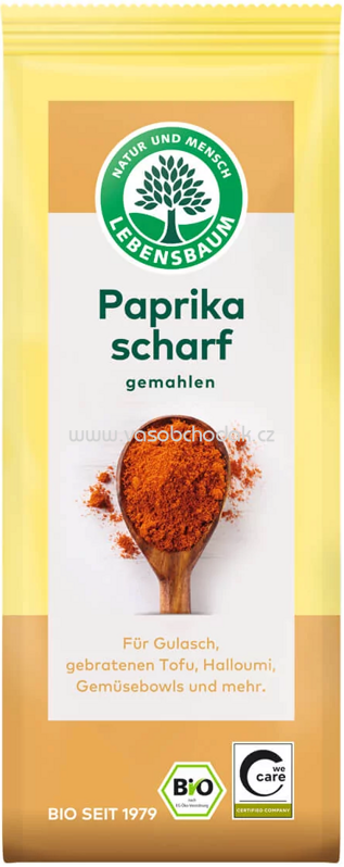 Lebensbaum Paprika, scharf, gemahlen, 50g