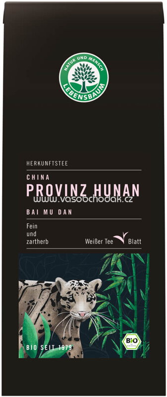 Lebensbaum Weißer Tee Provinz Hunan Bai Mu Dan, lose, 30g Lebensbaum Weißer Tee Provinz Hunan Bai Mu Dan, lose, 30g