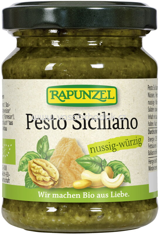 Rapunzel Pesto Siciliano, 130ml