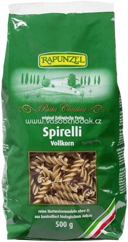 Rapunzel Spirelli Vollkorn, 500g