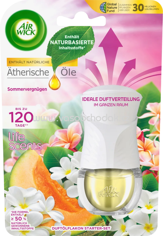 AirWick Lufterfrischer Duftstecker Sommervergnügen Starterset, 19 ml