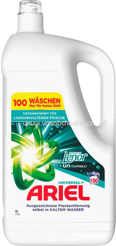 Ariel Universal Gel Touch Of Lenor Unstoppables, 100 Wl