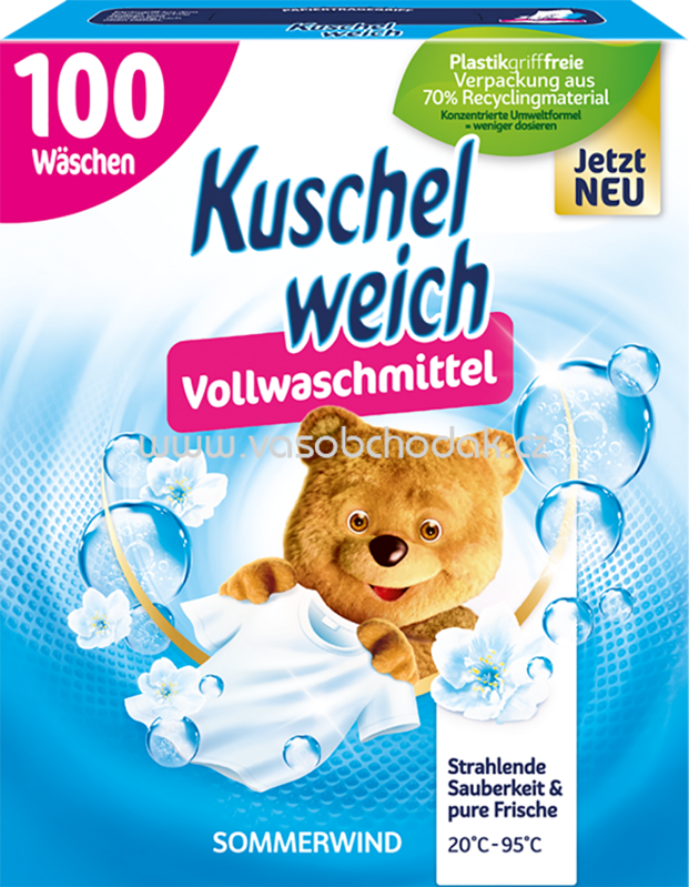 Kuschelweich Vollwaschmittel Sommerwind Pulver, 19 - 100 Wl Kuschelweich Vollwaschmittel Sommerwind Pulver, 19 - 100 Wl