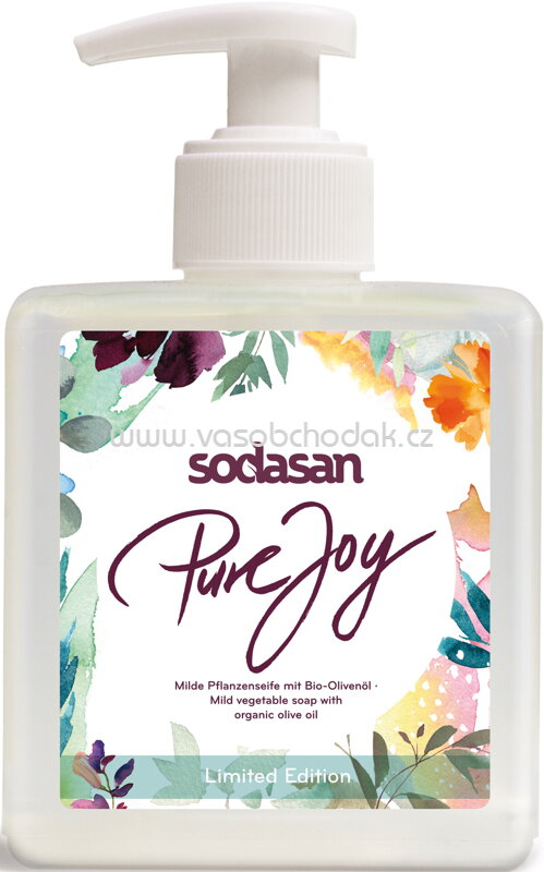 Sodasan Flüssigseife Pure Joy, LE, 300 ml