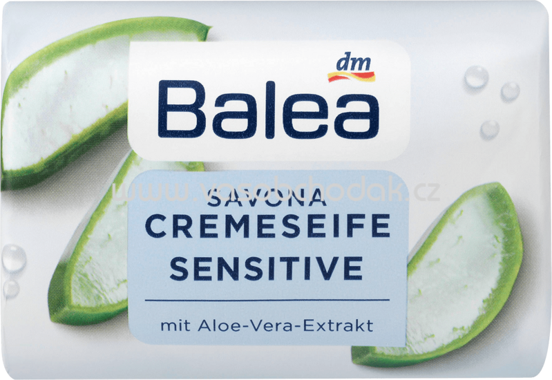 Balea Seifenstück sensitive mit Aloe-Vera-Extrakt, 150g