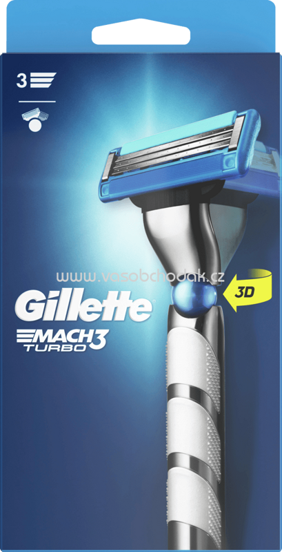 Gillette Rasierer Mach 3 Turbo, 1 St