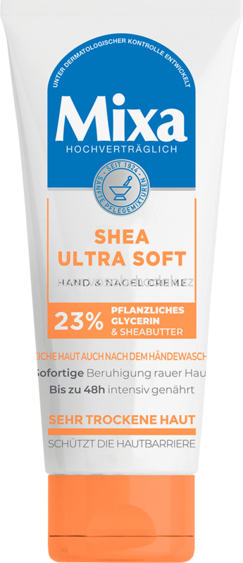 Mixa Hand- und Nagelcreme Shea ultra soft, 100 ml