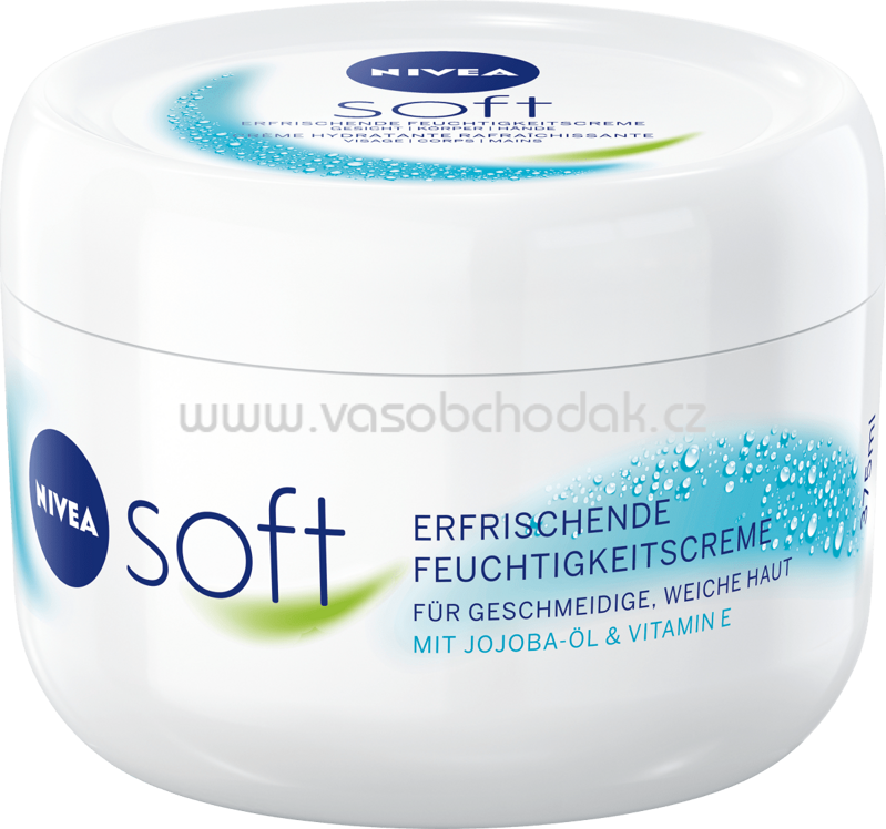 NIVEA Pflegecreme Soft im Tiegel, 375 ml