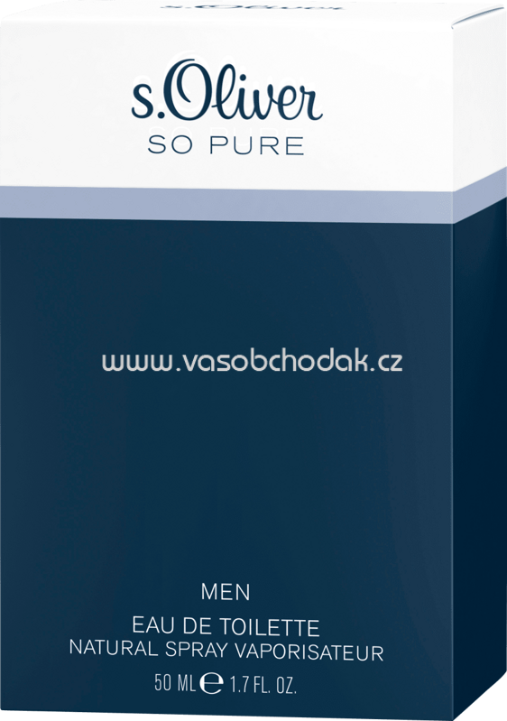 S.Oliver Eau de Toilette So Pure Men, 50 ml