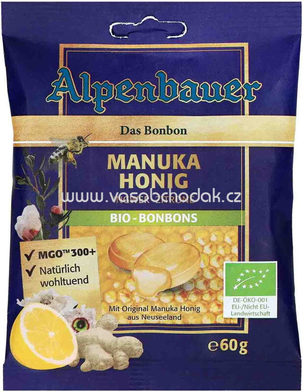 Alpenbauer Bio-Bonbons Manuka Honig, 60g