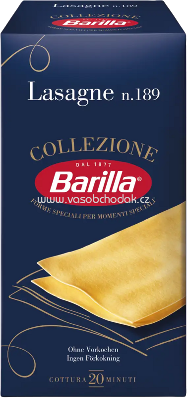 Barilla Pasta La Collezione Lasagne, 500g