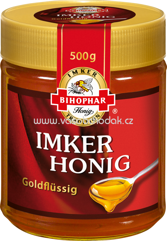 Bihophar Imker Honig goldflüssig, 500g