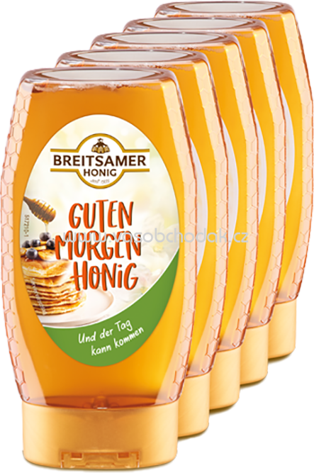 Breitsamer Honig Guten Morken Honig, flüssig, spenderflasche, 5x350g Breitsamer Honig Guten Morken Honig, flüssig, spenderflasche, 5x350g