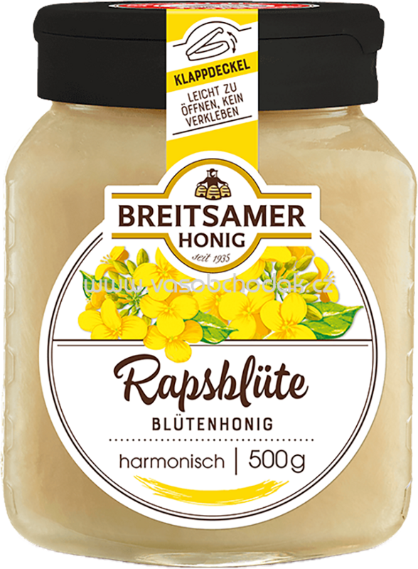 Breitsamer Honig Rapsblüte, cremig, 500g