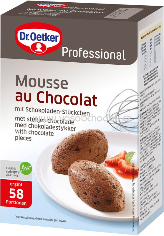 Dr.Oetker Professional Mousse au Chocolat, 1 kg