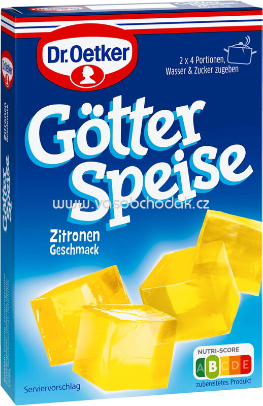 Dr.Oetker Götterspeise Zitronen, 25,2g Dr.Oetker Götterspeise Zitronen, 25,2g
