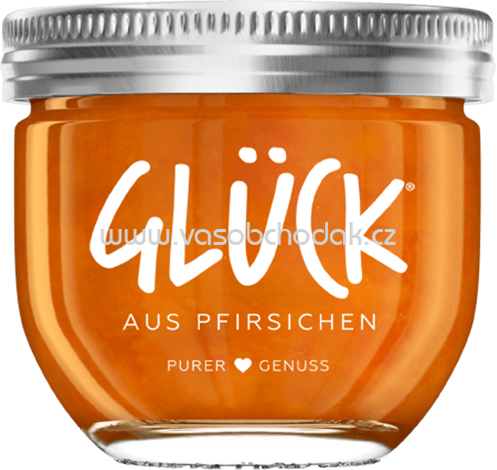 Glück Fruchtaufstrich aus Pfirsichen, 230g