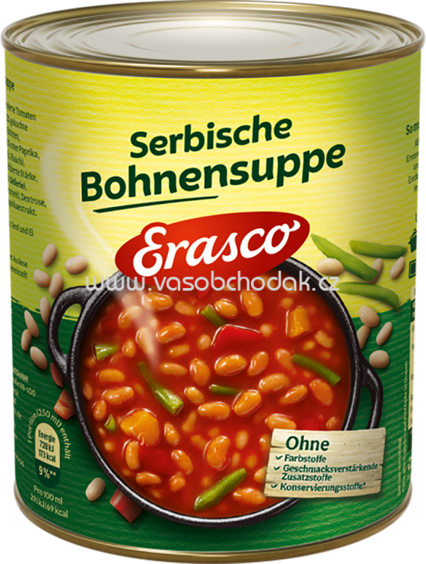 Erasco Serbische Bohnensuppe, 800g