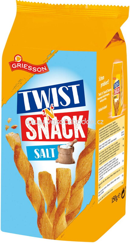 Griesson Twist 'n' Snack Salt, 150g