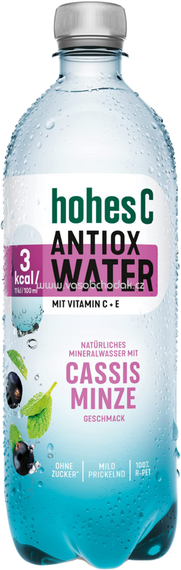 Hohes C Antiox Water Cassis Minze, 750 ml