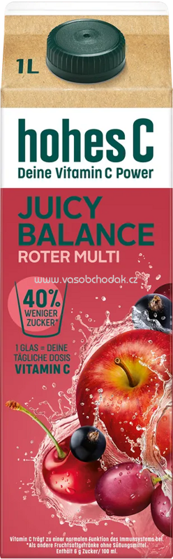 Hohes C Juicy Balance Roter Multi, 1l