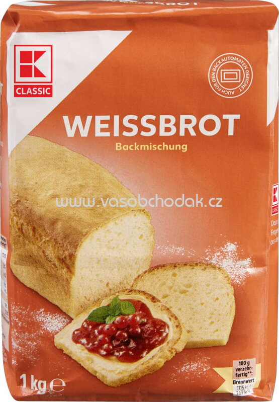 K-Classic Brotbackmischung Weissbrot, 1kg K-Classic Brotbackmischung Weissbrot, 1kg