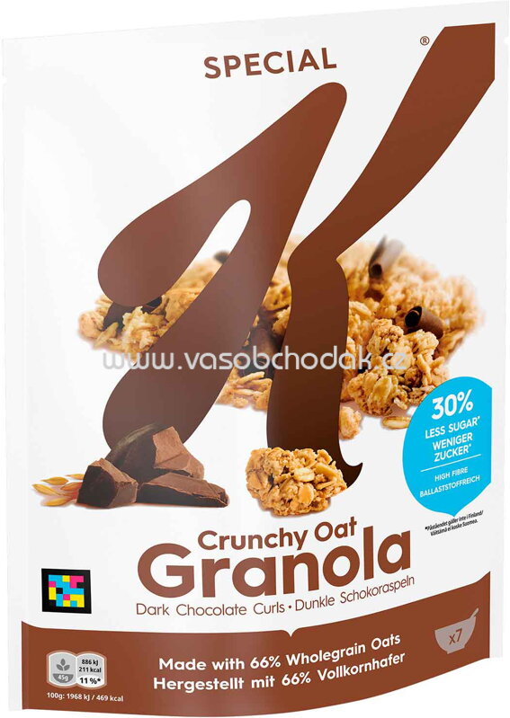 Kellogg's Special K Crunchy Oat Granola Dark Chocolate, 320g Kellogg's Special K Crunchy Oat Granola Dark Chocolate, 320g