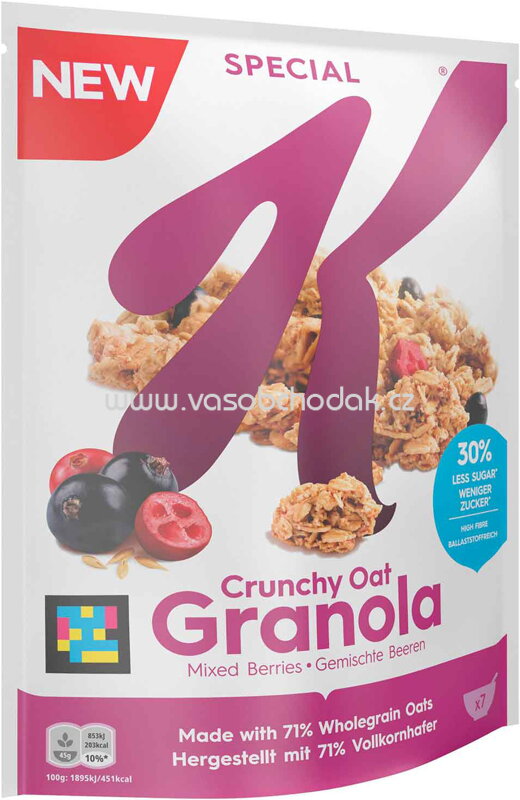 Kellogg's Special K Crunchy Oat Granola Mixed Berries, 320g