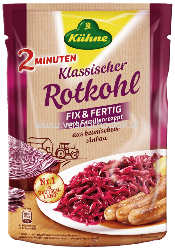 Kühne Rotkohl fix & fertig nach Familienrezept, 400g