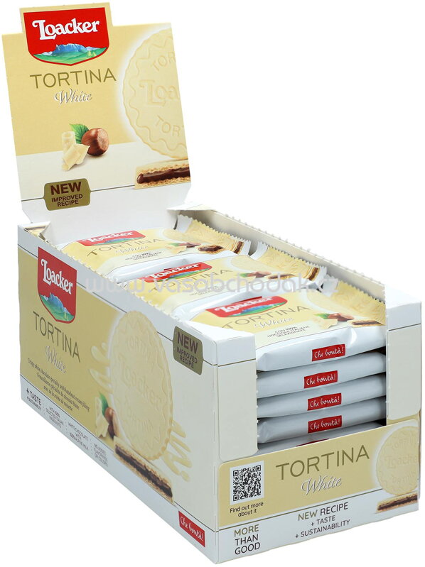 Loacker Tortina White, 24x21g, 504g