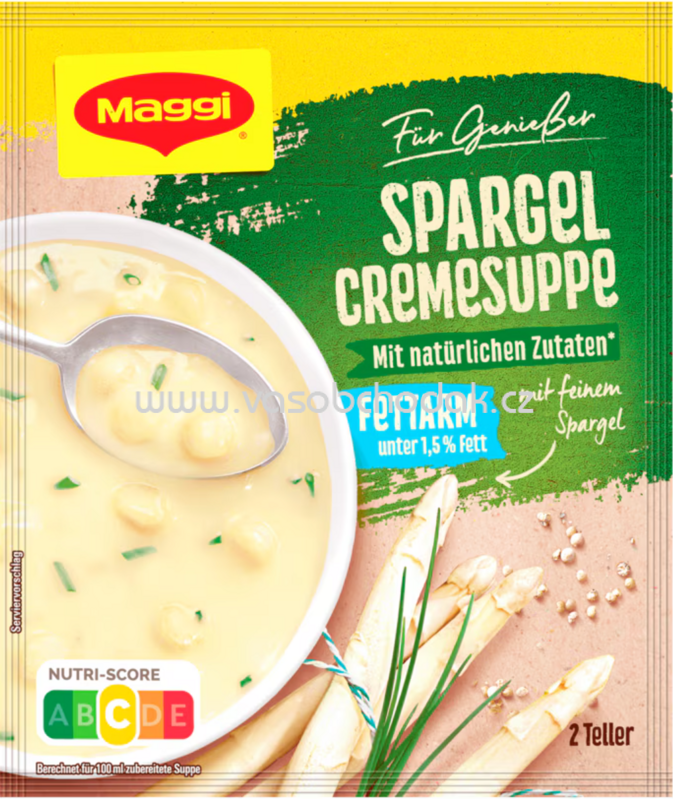 Maggi Für Genießer Spargel Cremesuppe, fettarm, 1 St