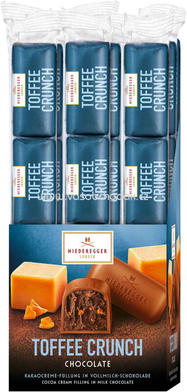 Niederegger Chocolate Klassiker Toffee Crunch, 4x12,5g, 50g Niederegger Chocolate Klassiker Toffee Crunch, 4x12,5g, 50g