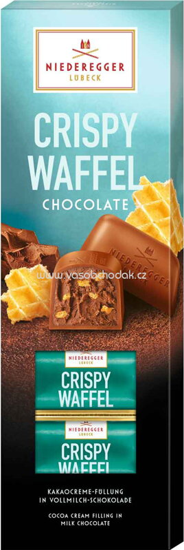 Niederegger Chocolate Klassiker Crispy Waffel, 100g