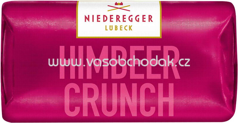 Niederegger Chocolate Klassiker Himbeer Crunch, 80x12,5g, 1 kg Niederegger Chocolate Klassiker Himbeer Crunch, 80x12,5g, 1 kg