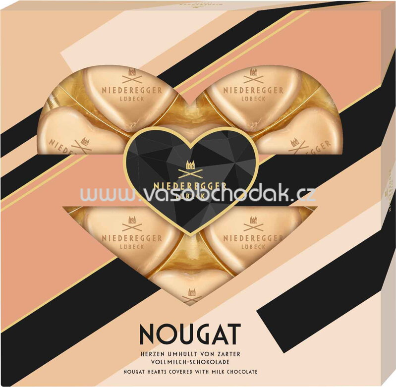 Niederegger Nougat Herzen, 125g