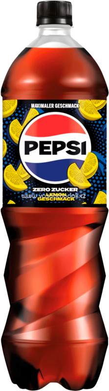 Pepsi Cola Zero Zucker Lemon, 1,25l